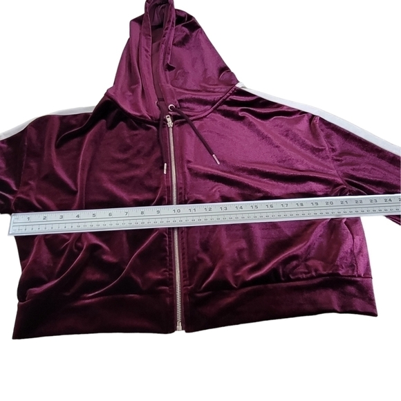 BLUENOTE Matching Purple Velvet Joggers And Hoodie Women Size L - Picture 6 of 16